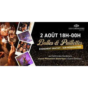 Illustration Soirée Bulles et Paillettes au Cloître des Cordeliers