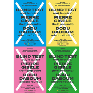 Illustration Soirée concerts, quiz et blind test à l'OCAC Cenon