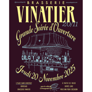 Illustration Soirée d'ouverture de la Brasserie Vinatier