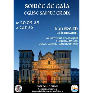 Illustration Soirée de gala à l'église Sainte-Croix