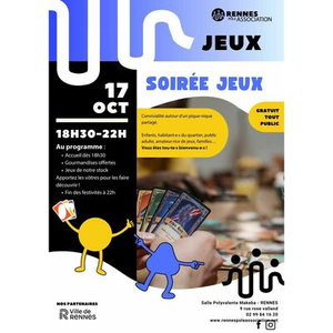 Illustration Soirée Jeux