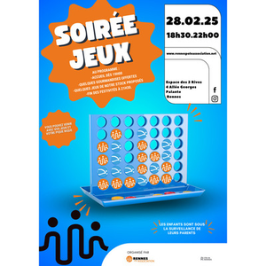 Illustration Soirée Jeux 28 Février - Rennes pôle association