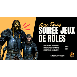 Illustration Soirée jeux de rôle au Poney Fringant