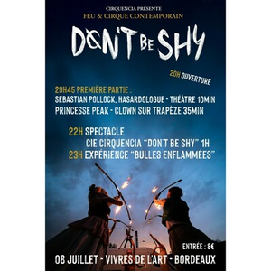 Illustration Spectacle feu et cirque : Don't Be Shy par CIRQUENCIA