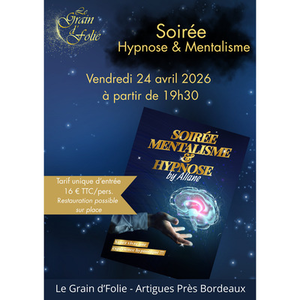Illustration Spectacle Hypnose et Mentalisme