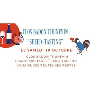 Illustration Speed tasting Clos Badon Thunevin
