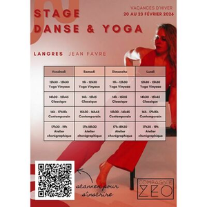Illustration Stage de Danse et Yoga - 20 au 23 février 2026