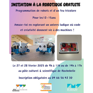 Illustration Stage " Initiation à la robotique "