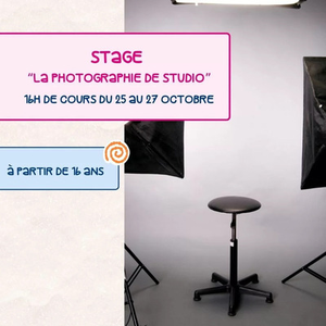 Illustration Stage : La photographie de studio