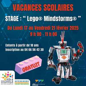 Illustration Stage vacances scolaires : "Lego® Mindstorms®"