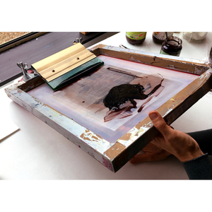 Illustration Stand sérigraphie : Toutes les feuilles sont dans la nature