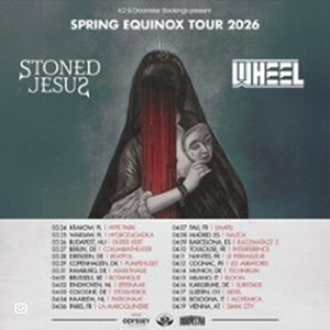 Illustration Stoned Jesus + Wheel