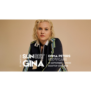 Illustration Sunset by Gina : DJ set by Emma Peters