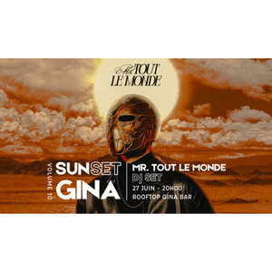 Illustration Sunset by Gina - DJ set - Mr tout le Monde