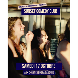 Illustration Sunset Comedy Club