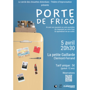Illustration Théâtre improvisé - Porte de frigo | La petite Gaillarde