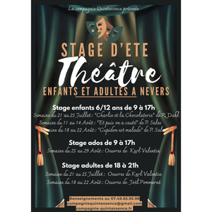 Illustration Théâtre - Stage d'été - Cie Quintessence