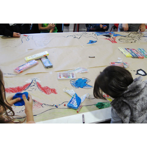 Illustration Théâtromôme, garderie artistique pendant les spectacles « Il Tango
delle Capinere » et « Anatomie d’un suicide »