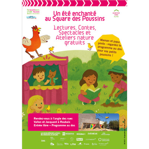 Illustration Un été enchanté au square des poussins
