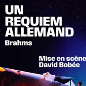 Illustration Un Requiem Allemand, Brahms - Mise en scène David Bobée