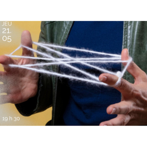 Illustration "Une femme sur le fil", avec Olivia Rosenthal et Eryck Abecassis