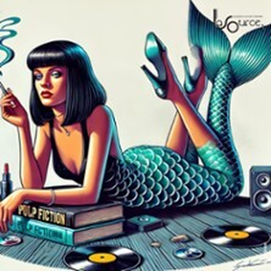 Illustration Une Sirène dans L'océan de la Pop Music