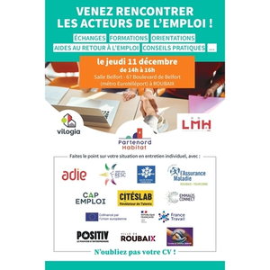 Illustration Venez rencontrer les acteurs de l'emploi !