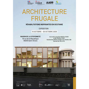 Illustration Vernissage de l'exposition "Architecture Frugale"