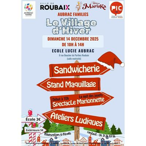 Illustration Village d'hiver 2025