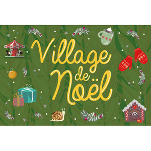 Illustration Village de Noël