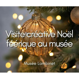 Illustration Visite créative Noël féérique au musée