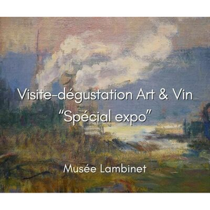 Illustration Visite-dégustation Art & Vin “Spécial expo”