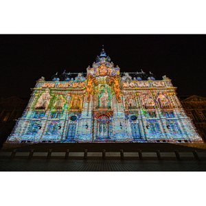 Illustration Visite guidée des projections des Nuits des Arts Lumineux