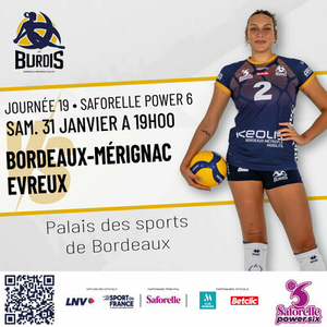 Illustration Volley - Saforelle Power 6 - Burdis / Evreux
