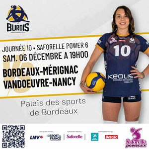 Illustration Volley - Saforelle Power 6 - Burdis / Vandoeuvre-Nancy