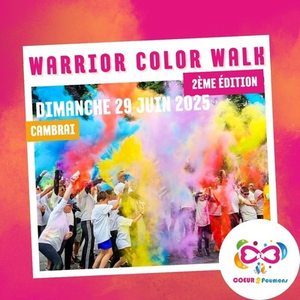 Illustration Warrior color walk - Cambrai 🎨🏋🏻♀️