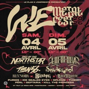 Illustration We Metal Fest 2026