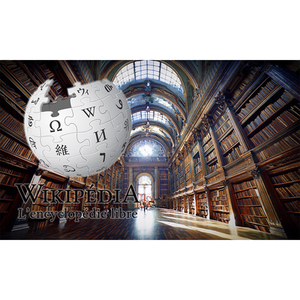 Illustration Wikipédia, patrimoine de la connaissance - Nuits de la lecture 📖