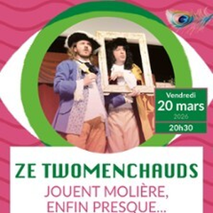 Illustration Ze Twomenchauds Jouent Molière, Enfin Presque…